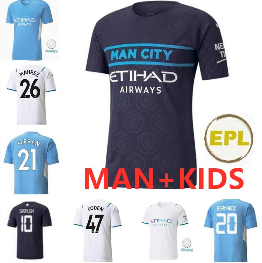 

2021 2022 Manchester Foden GREALISH soccer jersey Gündogan Walker BERNARDO EDERSON  DE BRUYNE FERRAN RODRIGO G.JESUS MAHREZ Stones city 21 22 football 93:20 shirt 4XL, Green
