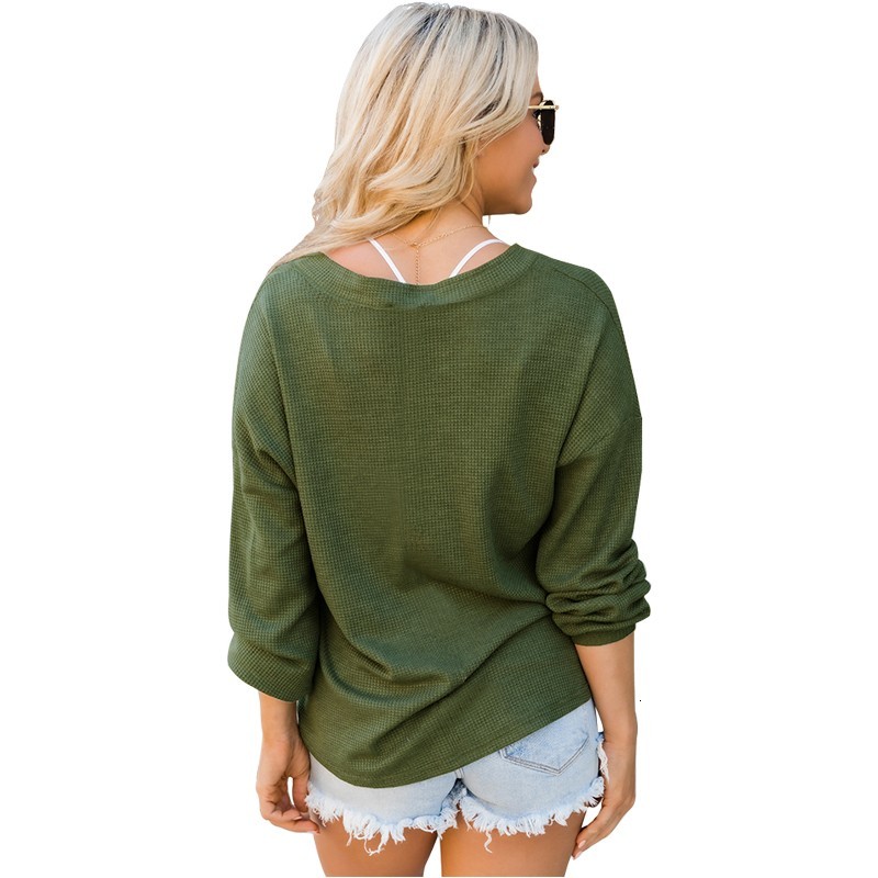 

2021 New Autumn Winter Vintage Sweatshirt for Women V-neck Long Sleeve Plus Size Pullover Harajuku Tops Fashion Casual Sweatshirts K5ty, Green