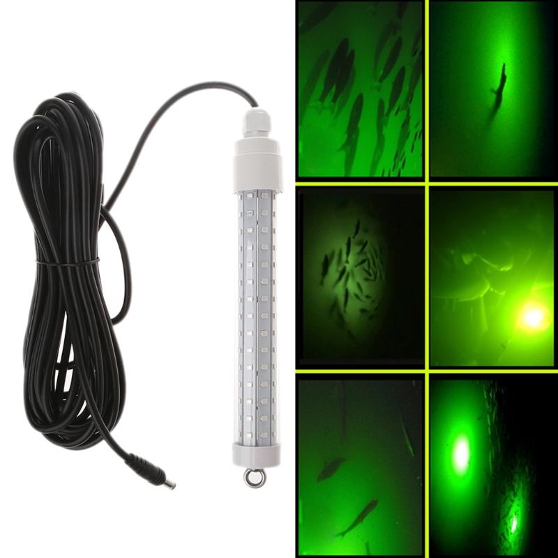 

Floodlights 2021 12V Underwater Fishing Light LED Night Boat Lamp Bait Lure Attracts Fish