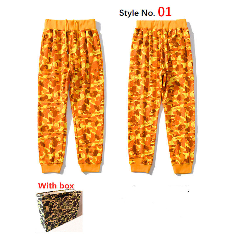 

Mens Pants High Street Pants for WoMen Sport Pants Reflective Sweatpants Casual Mens Hip Hop Camo Streetwear Camo high-quality With Box, 1 pcs button