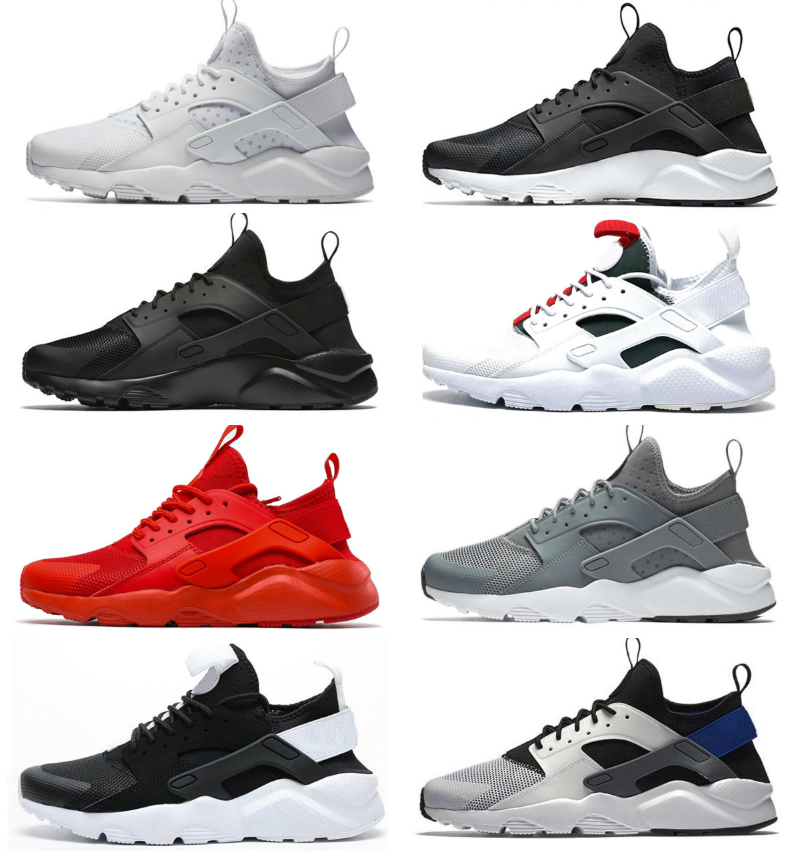 

2022 Designer huarache 4.0 men women run shoes oreo triple black grey White Green fashion huaraches mens womens breathable trainers outdoor sports sneakers, Bubble package bag