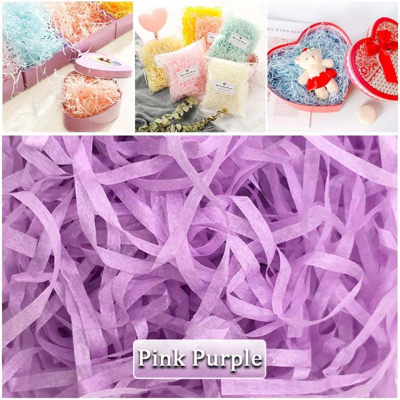 

Gift Wrap 1KG Lafite Paper Colorful Shredded Crinkle DIY Party Craft Box Filling Material Wedding Birthday Packaging