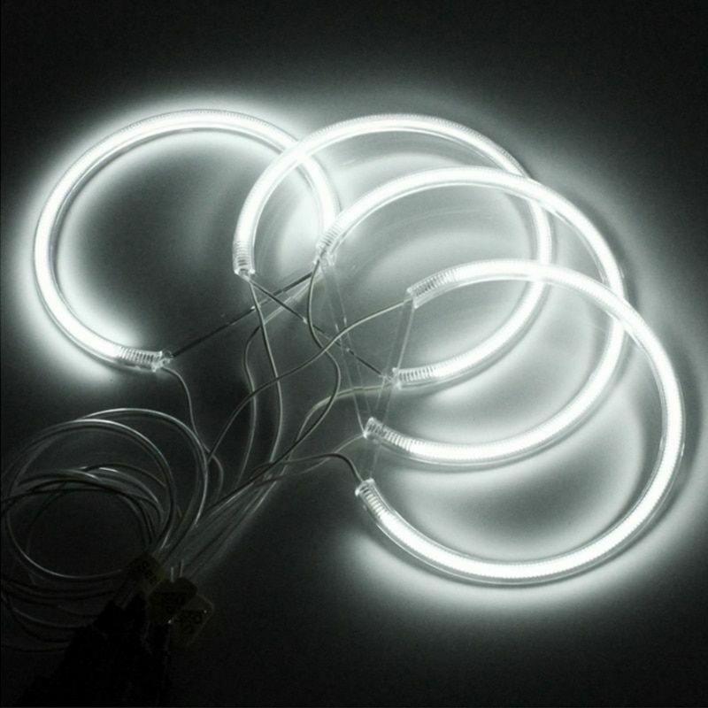 

Car Headlights 12v Light Guide 60cm For Angel Eye Circle E46 E38 E36 E39 CCFL White Auto Lamp Accessories 85mm-63smd