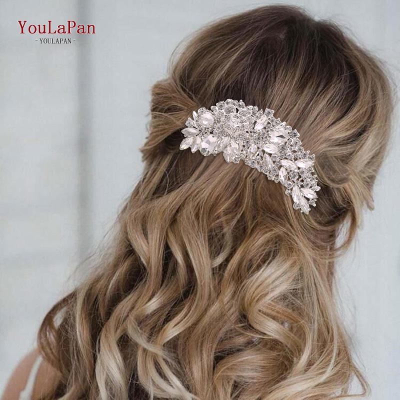 

Hair Clips & Barrettes YouLaPan HP300 Cubic Zirconia Wedding Accessory Crystal Bridal Comb Women Tiara Accessories Crown