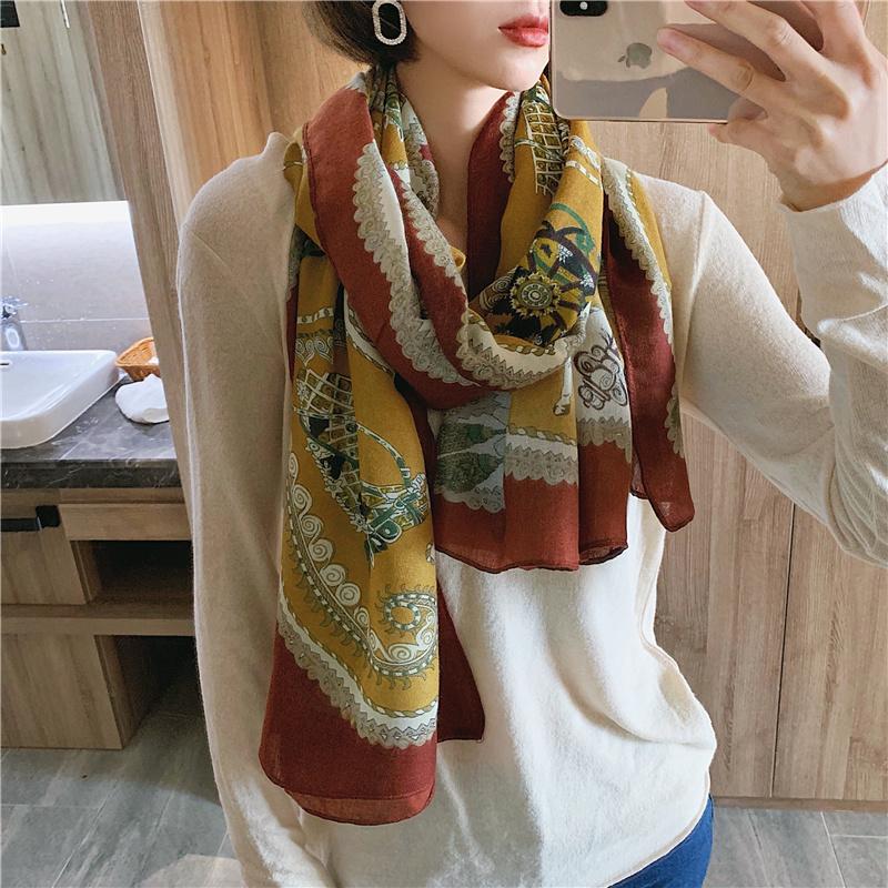 

Scarves Women Scarf Winter Thicken Warm Wool Showl 2021 All Match Tassel 8 Colors Female