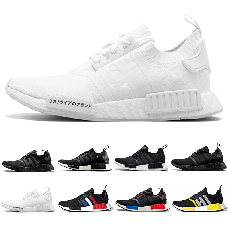 

Cheap Triple Black nmd r1 mens running shoes Thunder red core black white oreo classic aqua men women sports sneakers 36-45, Color#1