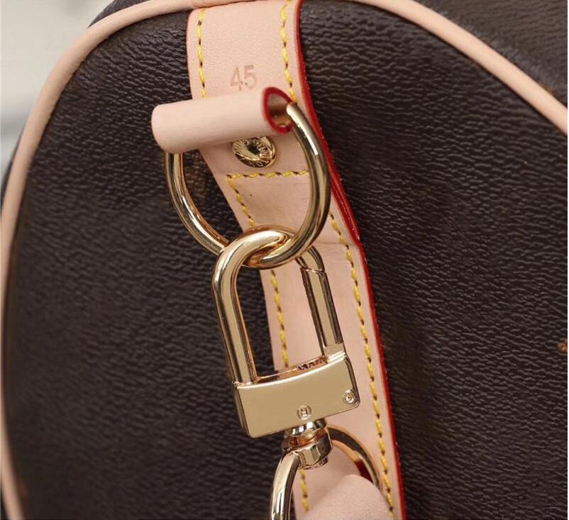 

Fashion Mens Duffel Bags Luxurious women travel luggage duffle bag Black flower Designer handbags large capacity sport SIZE 55CM #41412