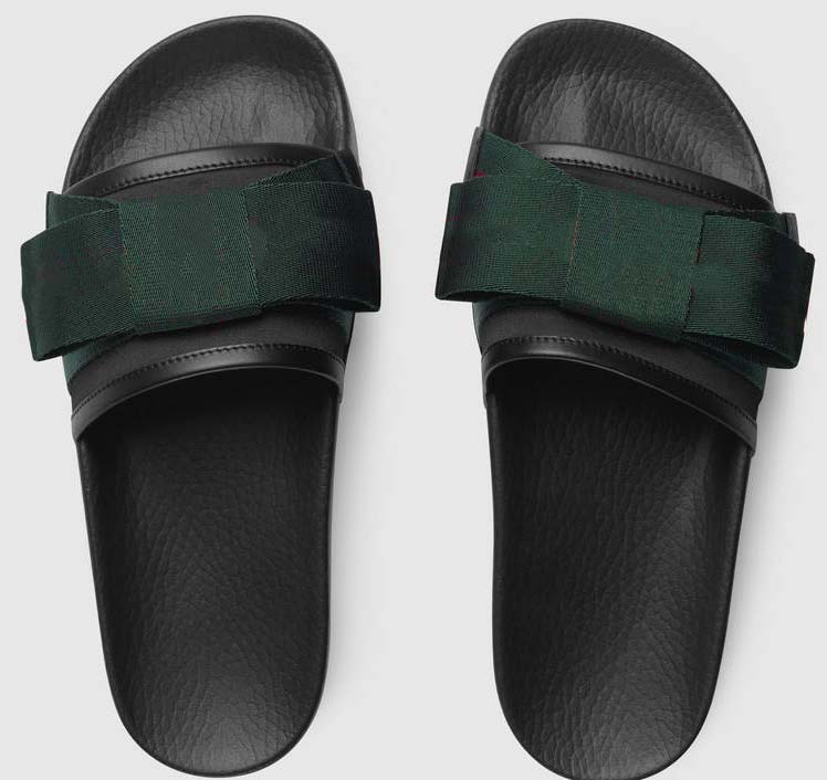 

Hot Sale-Classic Sell Well Rubber Sandals New Floral brocade Men Women Fashion Slippers Red White Gear Bottoms Slides Casual slipper, Box