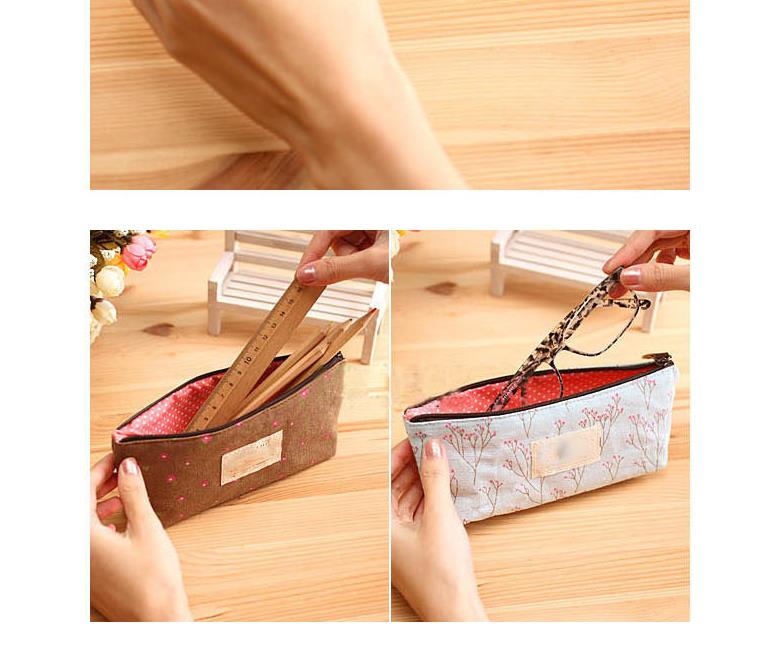 

mini cute Cosmetic bag coin purses flower floral canvas key clutch bags wallet 006, Mix color