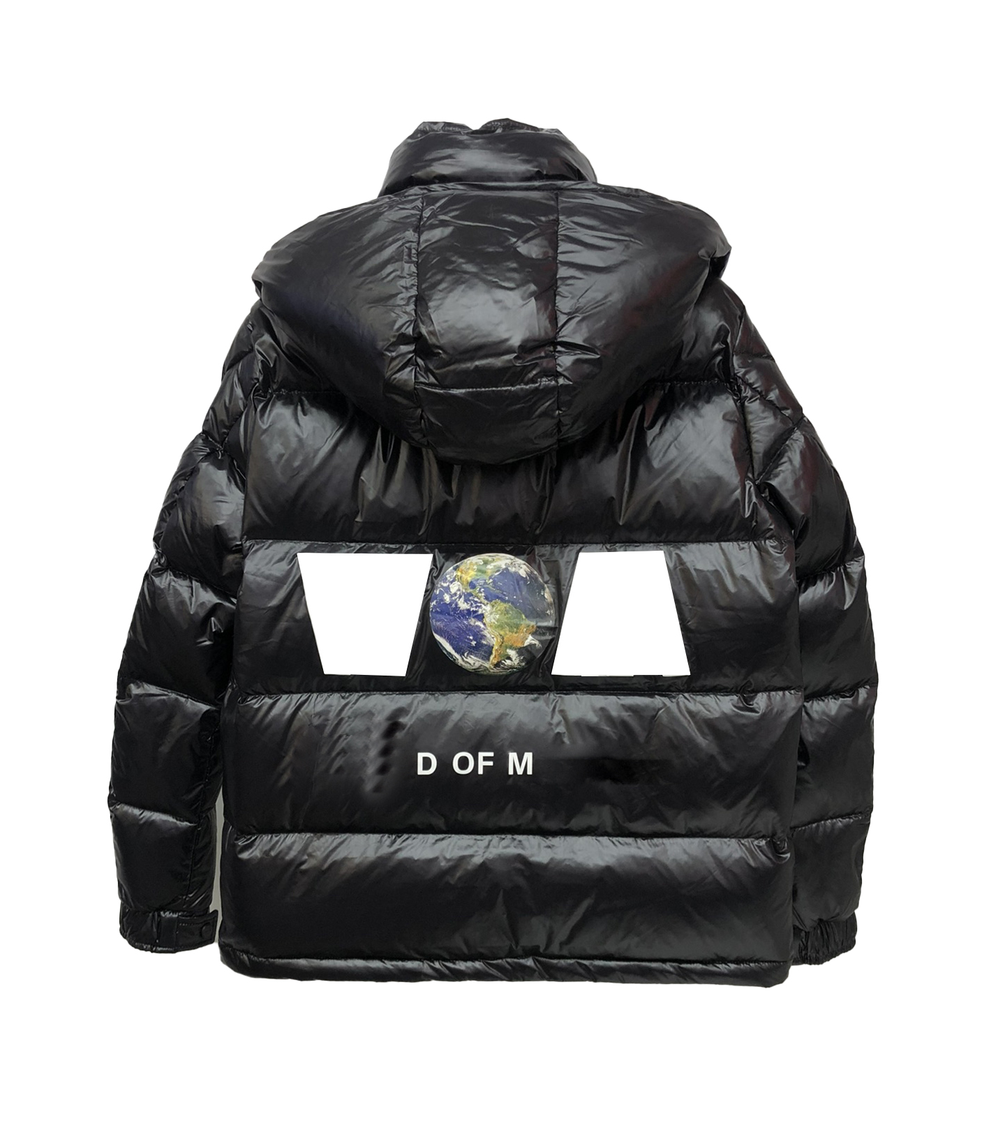 

Mens MAYA Down Jackets Earth Print And EmbroideryLetter Badge Womens Parkas size1-5, Supplement (not shipped separately)