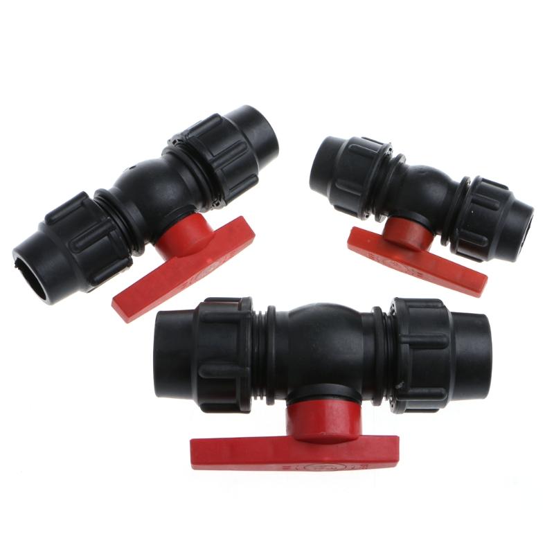 

20mm/25mm/30mm Water Pipe Quick Valve Connector PE Tube Ball Valves Accessories Retailsale, 20