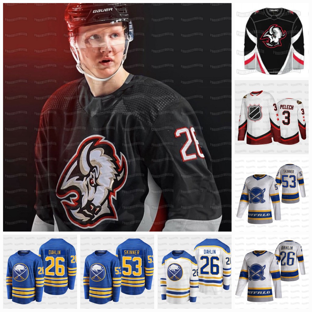 

Buffalo Sabres 2023 Goathead Third Jersey Rasmus Dahlin Alex Tuch Jeff Skinner John Hayden Mark Jankowski Tage Thompson Kyle Okposo Victor Olofsson Dylan Cozens, Black1 mens s-3xl