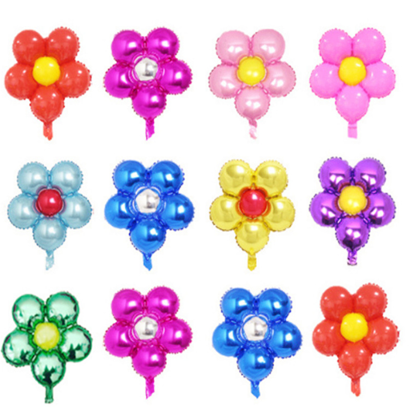 

Flower Foil Balloons leaf Flower Baloon Birthday Party Wedding decorations Party Suplies Globos Baby Shower Girls Children toys