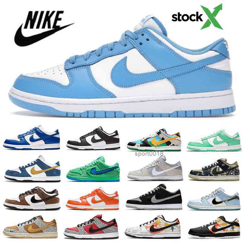

UNC Sb dunk NlKE coast low mens Running shoes dunks platform shoe Trail End Chunky Dunky Syracuse Travis Scotts black white Kentucky men women, Shipping link