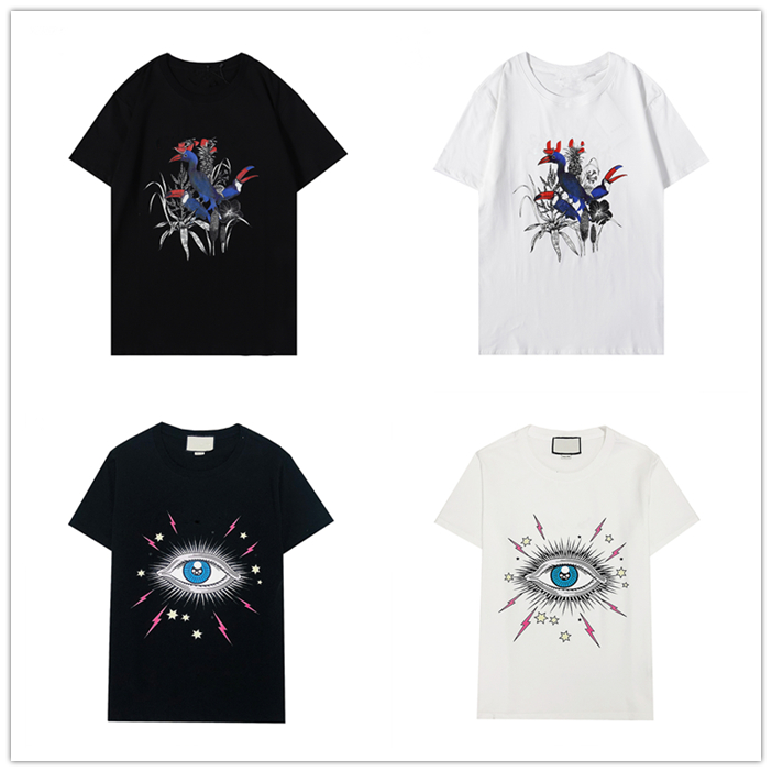 

2021 Mens fashion t shirt Designers Men Clothing black white tees Short Sleeve women's casual Hip Hop Streetwear t-shirt size S-XXL, T-shirts