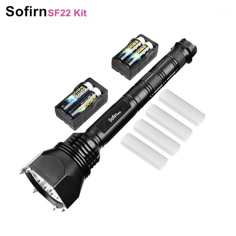 

Sofirn SF22 Kit Powerful LED Self defense Cree XML2 6000LM LED 18650 Tactical lanterna Adjustable1