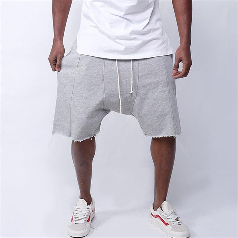 

Men's Shorts Rainbowtouches Baggy Blank French Terry Sweat For Men, Black