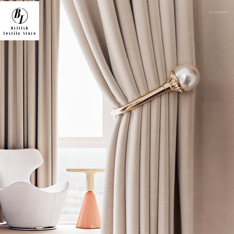

Curtain & Drapes 2021 Full Blackout Australian Cashmere Wool Velvet Insulation Custom Curtains In The Living Dining Room Bedroom