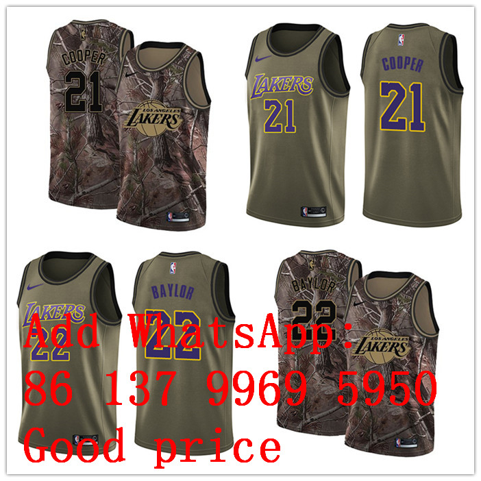 

Custom Los Angeles's Men women youth Lakers's 21 Michael Cooper 22 Elgin Baylor white Basketball Swingman Realtree Collection Jersey