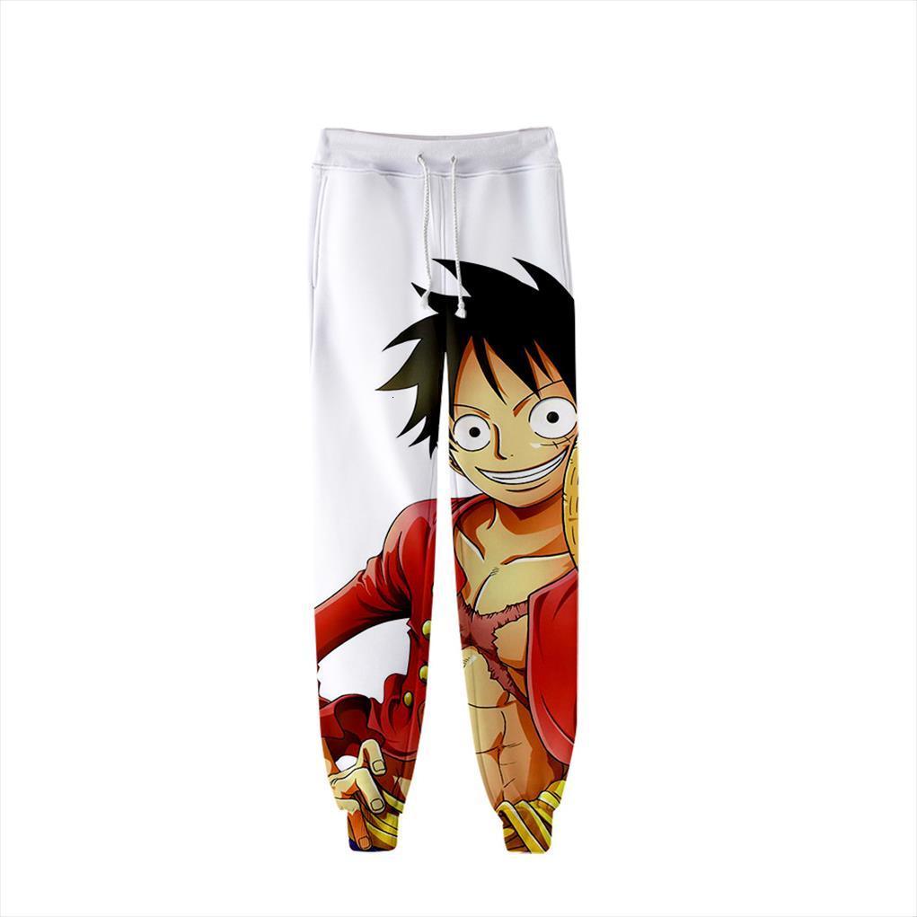 

one piece joggers 3d women pant trousers hip hop anime style hit cool suitable streetwear casual pants, Black