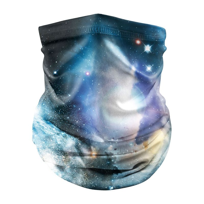 

Space Pattern Printed Magic Scarf 5 Pieces Per Package High Quality Comfortable Fashion Riding Sunscreen Seamless Wweat Absorption High Elasticity, Blue;gray