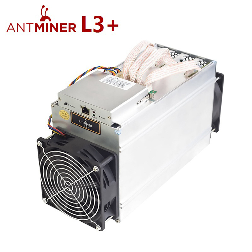 

800W 504Mh/s Used Miner Bitmain Antminer L3+ with PSU Second Hand Miner L3+ Scrypt Miner