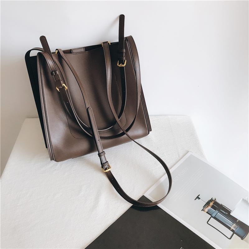 

Genuine Leather Ladies Shoulder Bags High Quality Cow Leather Crossbody Bags For Women 2021New Fashion Hand Bolsas Feminina, Black