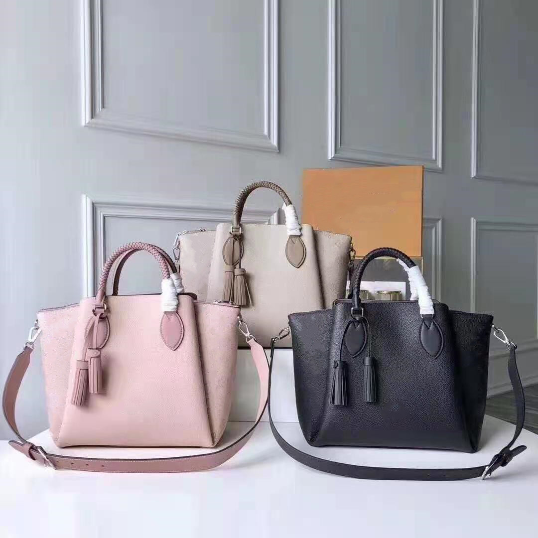 

Bag Original Handbags Purses Mahina zipper Women Brand Tote Pupil Leather Shoulder