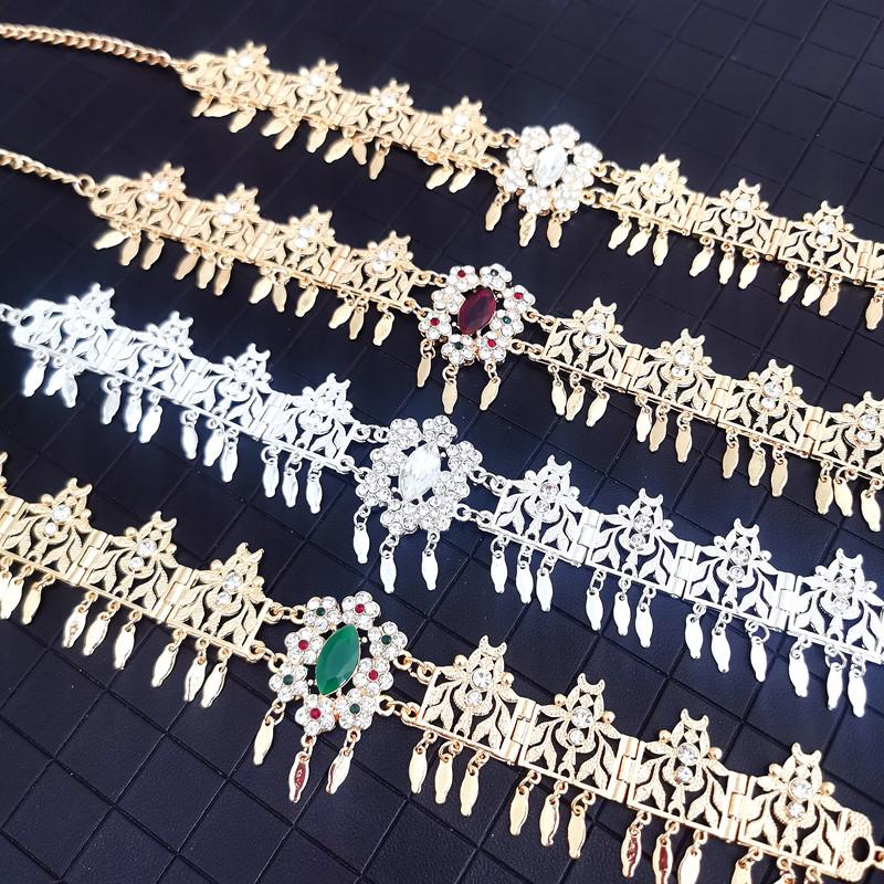 

Hair Clips & Barrettes Arabian Bride Crown Accessories Fine Jewelry Design Wedding Dress Crystal Headpiece Clip, Golden;silver