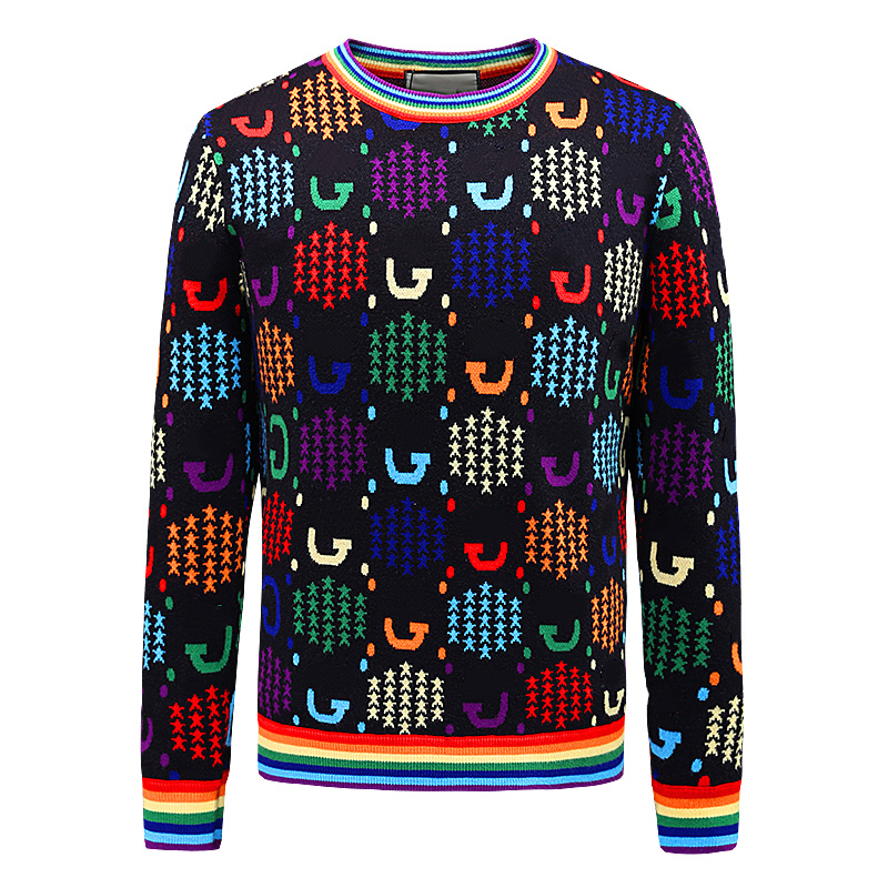 

Winter Mens Sweaters Long Sleves Knits Letters Embroidery Fashion Unisex Hoodies Pullover given sweater Men Tops Knit the Clothing north Sweatshirt face jackets [06], Multi