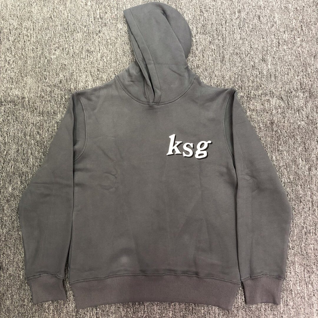 

2021 New Best Quality Kanye West and Kids See Ghost Letter Printed Women's Hip Hop Men's Hoodie Cotton Pullover 15oa, Black