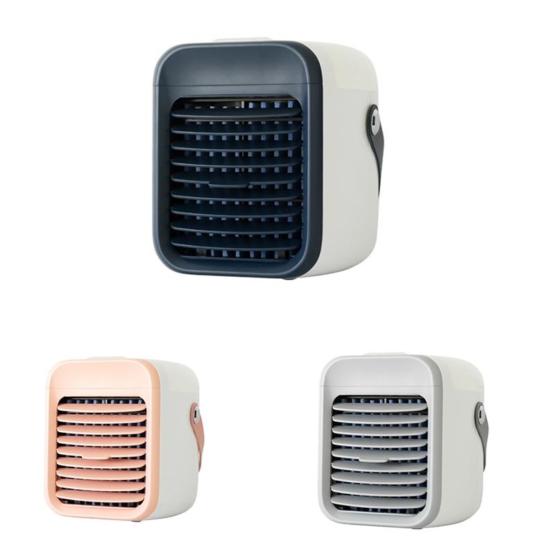 

Mini USB Portable Air Cooler Fan Conditioner Light Desktop Cooling Humidifier Purifier Electric Fans
