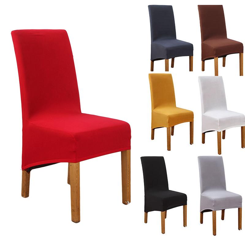 

Dining Chair Cover Spandex Elastic Chair Slipcover Case for Chairs Office Wedding Dining Room Cover Stretch