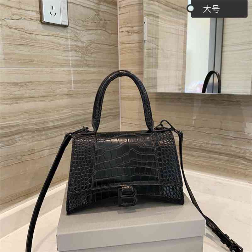

B family 130078 Bajia black hourglass bag L5F0 wan, B family 130078 bajia new black hourglas