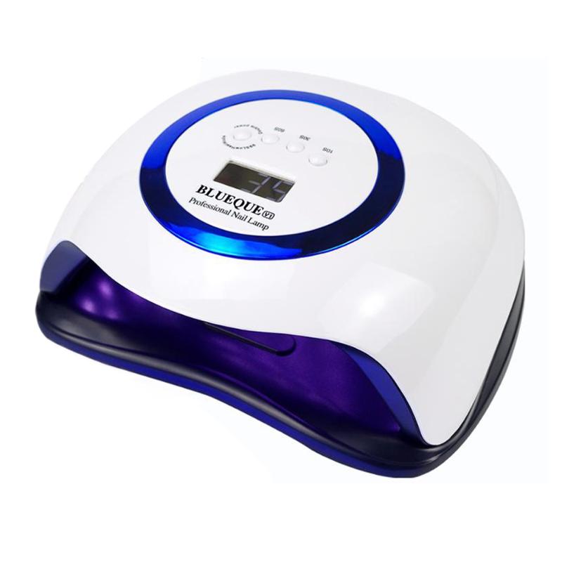 

UV LED Lamp for Nails Lamp for Nails Gel Polish Drying 4 MODE with IR sensor Dryer 42 LEDs Manicure Gel Dry, V1 blue