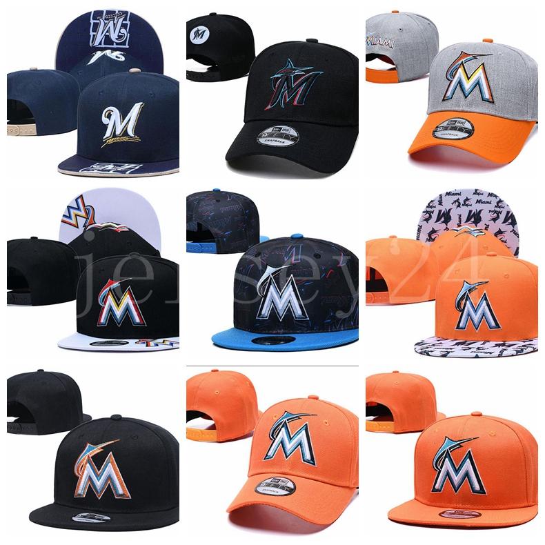 

Snapbacks Marlins hat Outdoor Fashionable Summer Fits Baseball Truck Cap, Blue;gray