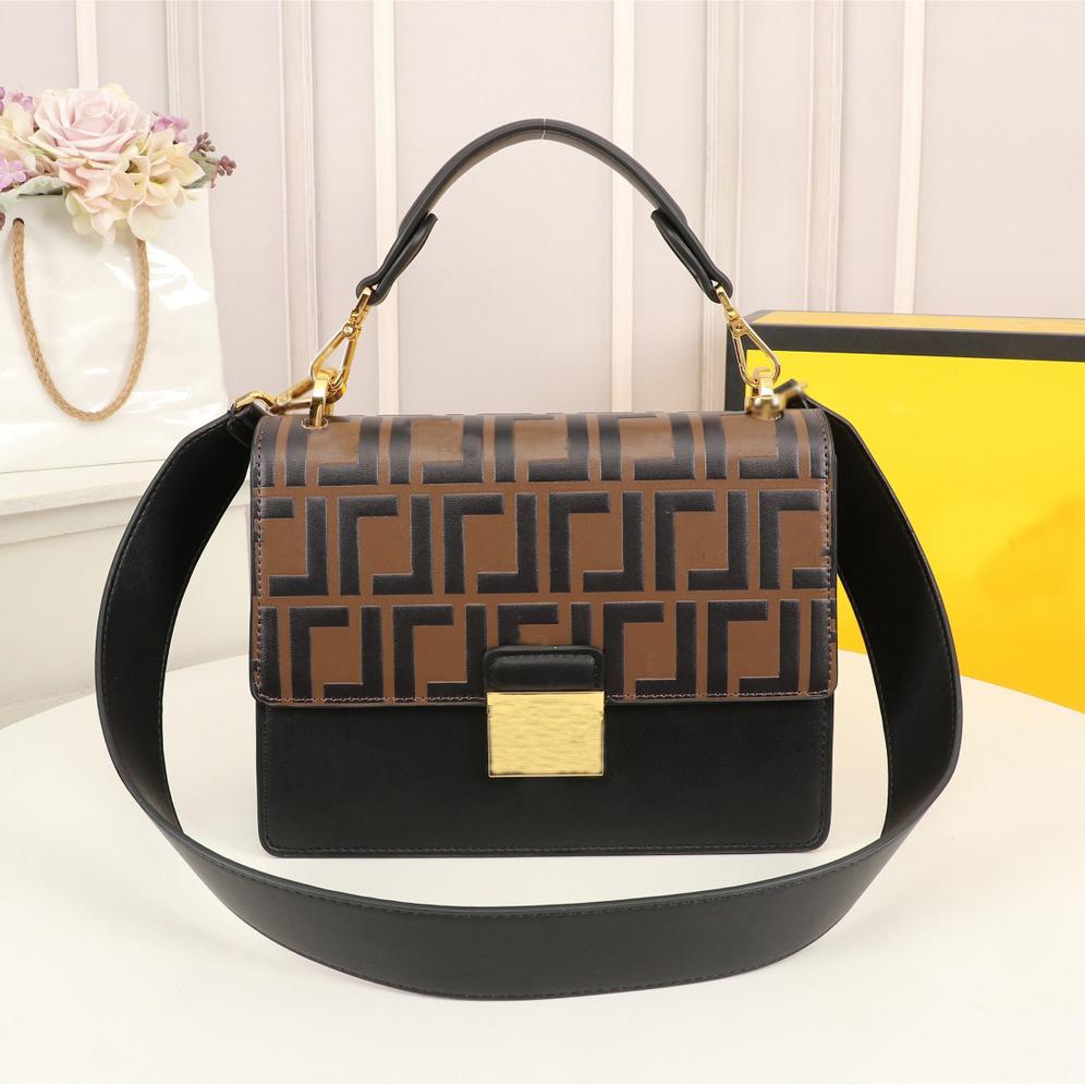 

FASHION women shoulder bags Evening Bag top leather material F letter decorative style design gift crossbody designerbag