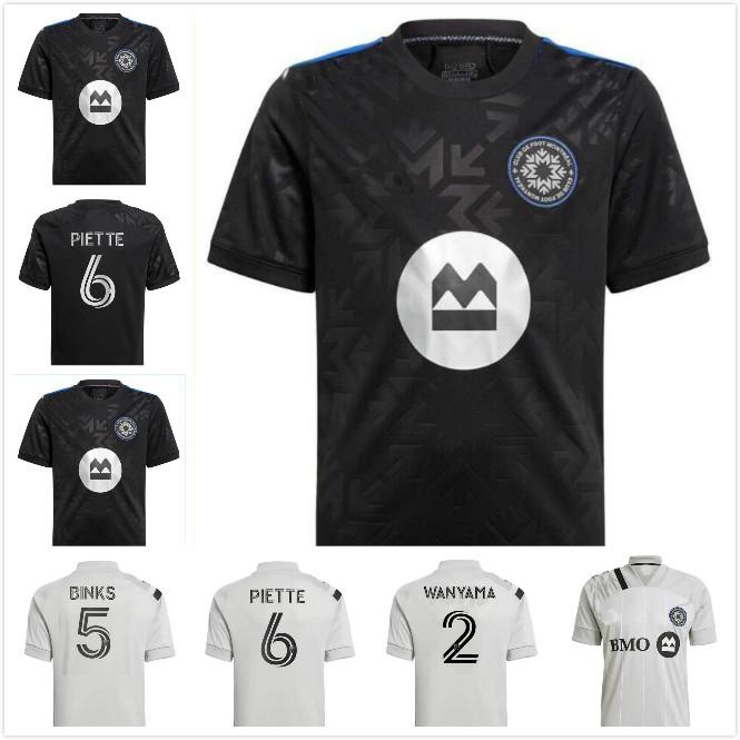 

2021 2022 Club de Foot MontrÃ©al HOME AWAY CF MONTREAL SOCCER JERSEYS Impact 21 22 AWAY WANYAMA MIHAILOVIC PIETTE QUIOTO MLS FOOTBALL SHIRT, Black;yellow