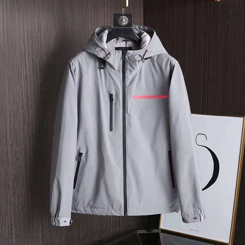 

Fashion Men's coat parka jacket men Autumn And Winte Windbreaker designer jackets parkas for mens hoodies Zipper Letters Printed Outerwear coats plus size, 11