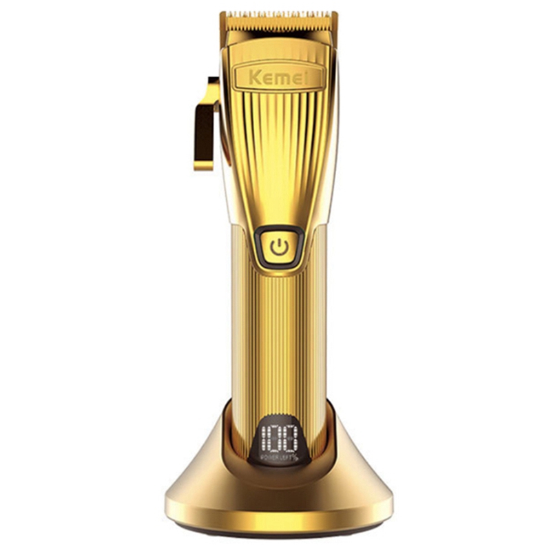 

Professional LCD electirc low noise hair clipper for men barber shop rechargeable hair timmer powerful hair cutting tool