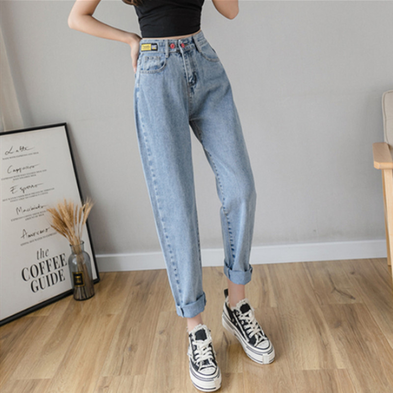 

2021 New Woman Jeans High Waist Clothes Wide Leg Denim Clothing Blue Streetwear Vintage Quality Fashion Harajuku Straight Pants Fjk8