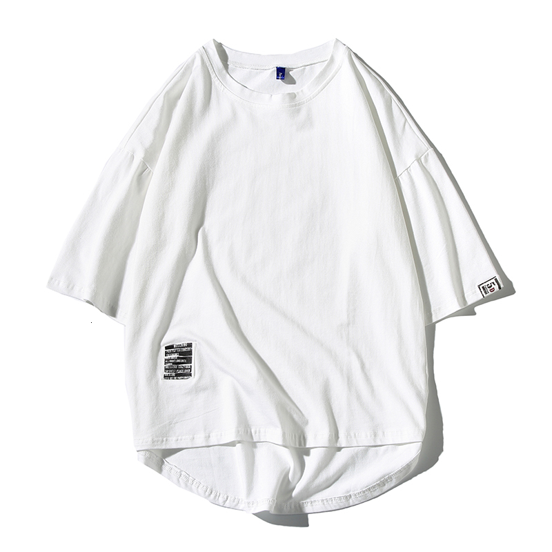 

New 5xl Hip-hop Black t Shirt Male O-neck Plus Size Tshirt 2021 Summer Fashion Streetwear T-shirts Men Stylish Fitness Casual Tees 8scr, White