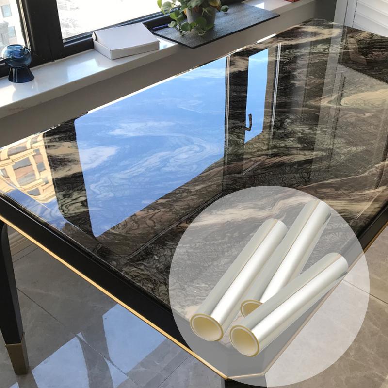 

Window Stickers 40CM*1M Furniture Transparent Protective High-temperature Film Glass Coffee Table Dining Scratch-resistant