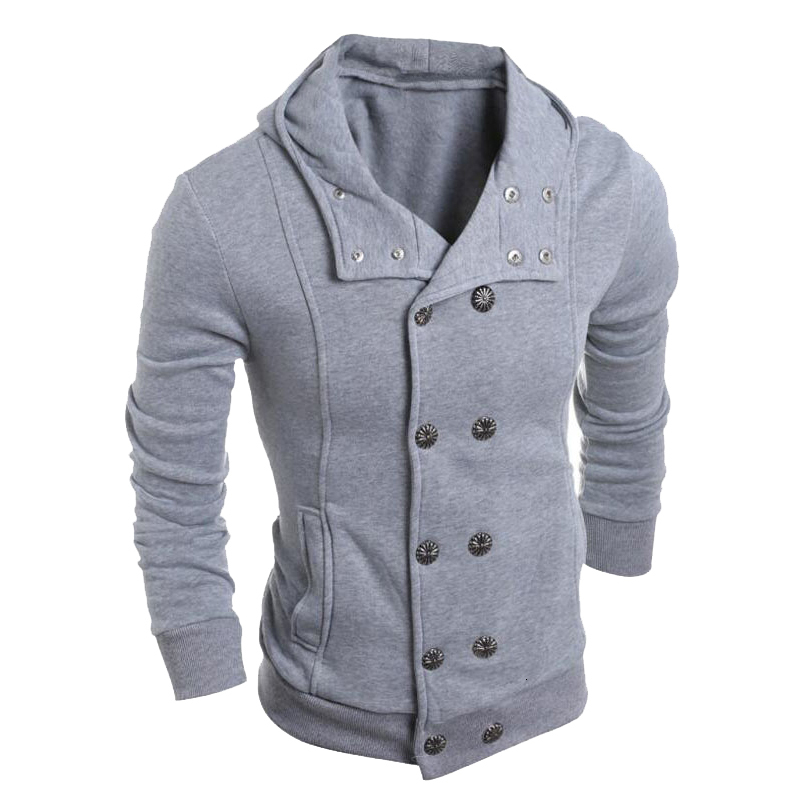 

2021 New Ydtomm Men's Hoodies Spring Fashion Men Hooded Sweatshirts Streetwear Mens Hip Hop Clothing Hoodie Tracksuit Size 2xl 0w1v, Gray