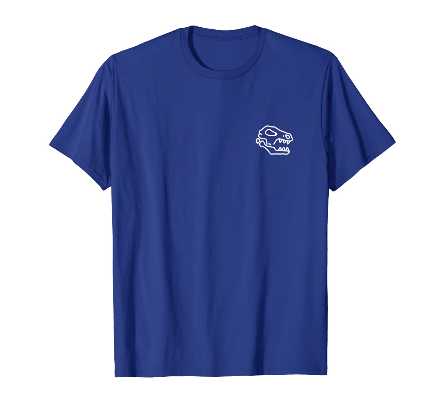 

T-Rex Fossil Shirt For Men Women Kids | Dinosaur Badge, White;black