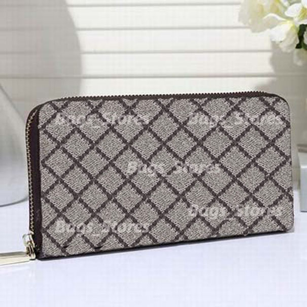 

Fashion Zip Around Wallets Designer Men Women Leather Clutch with Coin Pocket Zipper Long Purse for Mens Lady, #02-small letter-blue