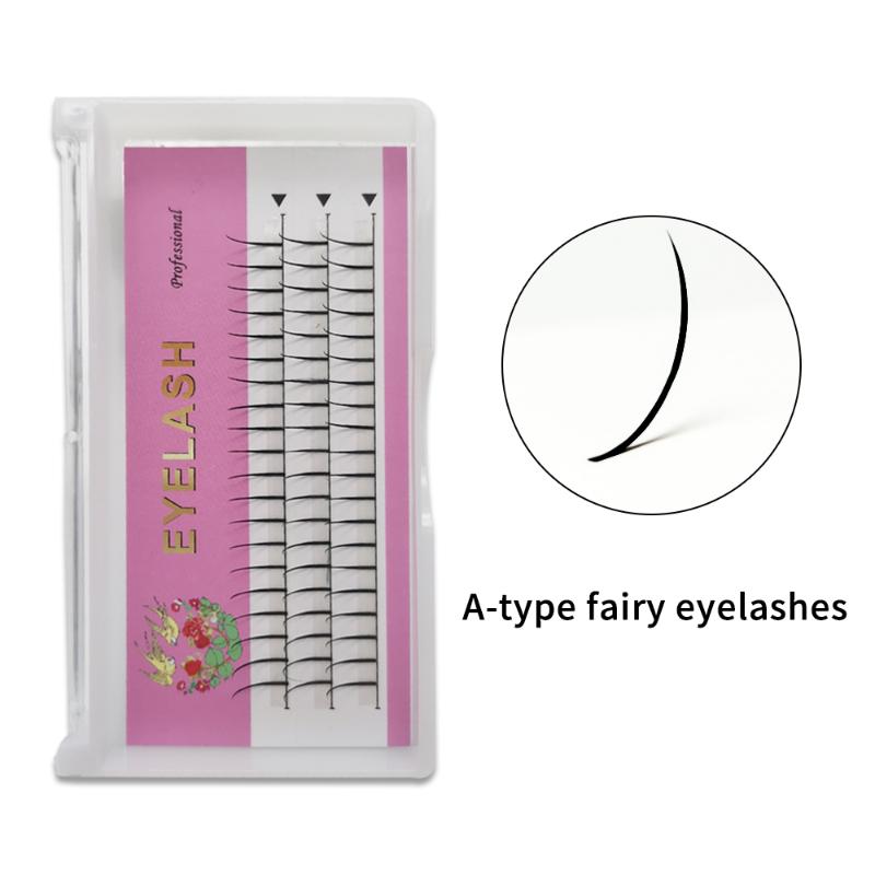 

False Eyelashes A Type Fairy Individual Lashes M Shape Bundle Natural Fluffy Single Cluster 3D Mink Eyelash Extension Maquiagem Cilios
