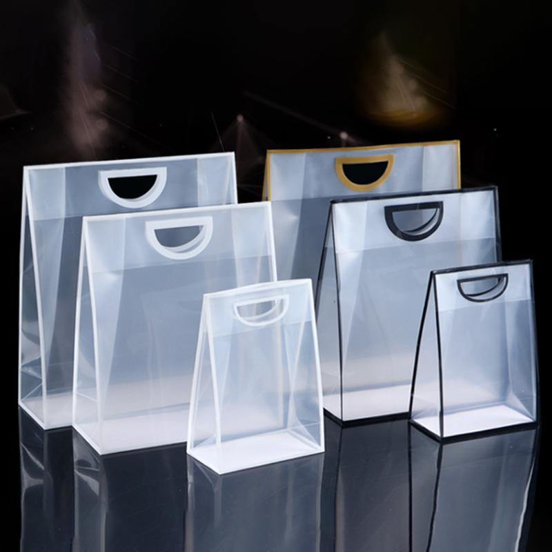 

Gift Wrap 10pcs Pvc Transparent Packaging Bag Baby Shower Birthday Party Candy Portable Product Customize