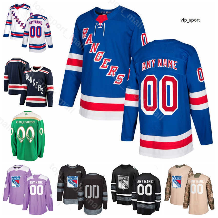 

Custom Kevin Shattenkirk Jersey New York Rangers Hockey Ryan Strome Neal Pionk Filip Chytil Jesper Fast Brett Howden Winter Classic, Kids blue