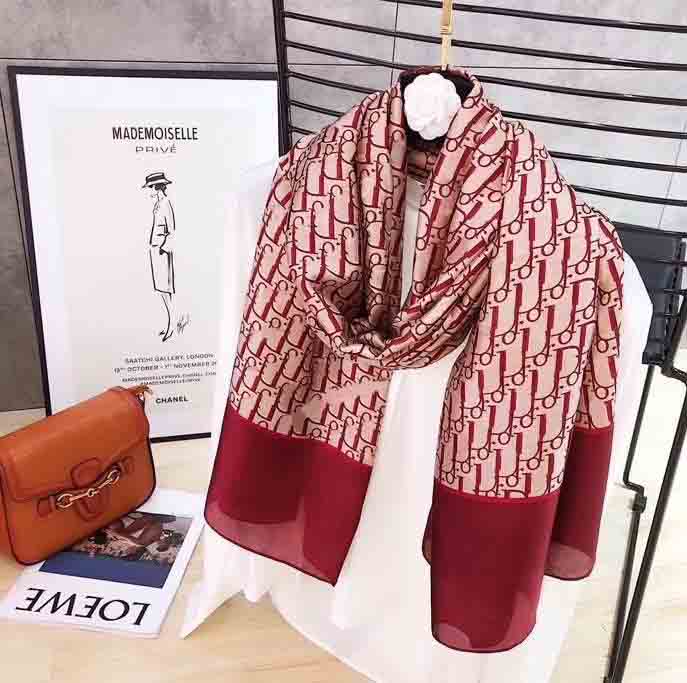 

European and American classic spring and summer high quality scarves 180-90cm travel fashion men and women flower scarves